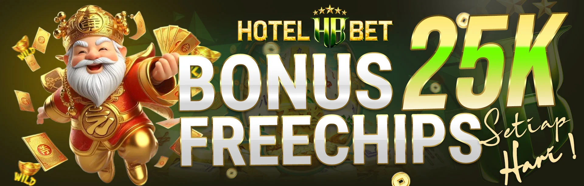 Bonus Freechips 25K Setiap Hari