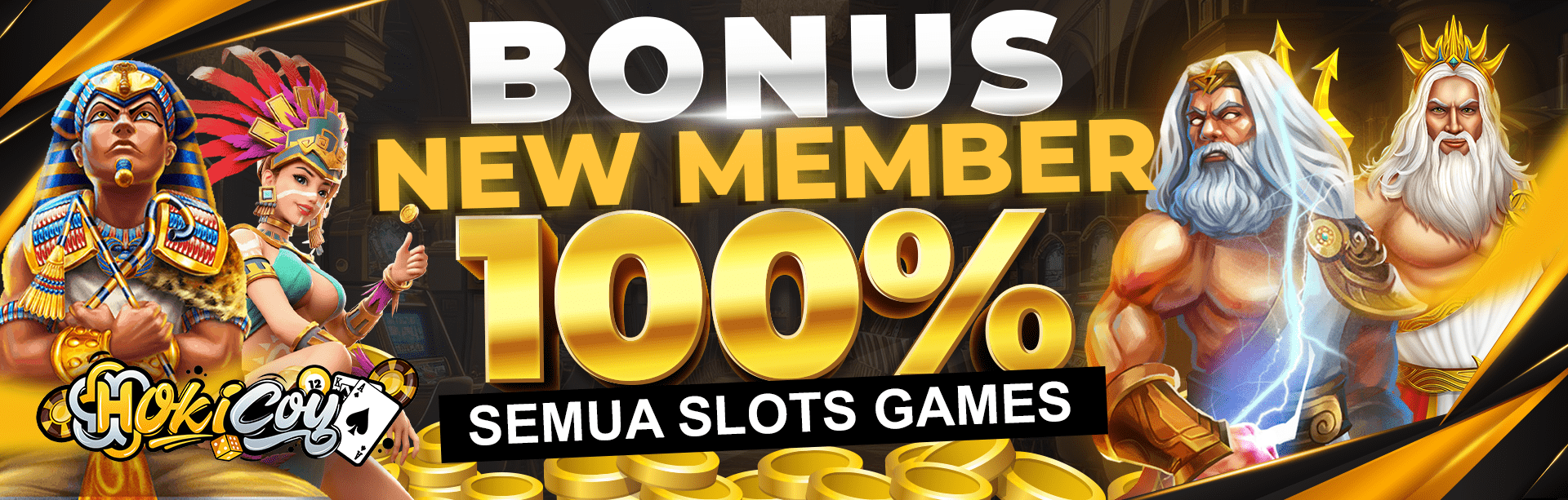 DAPATKAN BONUS NEW MEMBER SLOT 100% COY